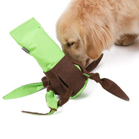 HKM-3758653 Durable Oxford Cloth and Felt Cloth Bite Toy in Green