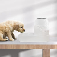 HKM-3759293 Cat Feeder and Water Dispenser Set - 2L Capacity Automatic Food and Water Bowl for Healthy Eating Habits