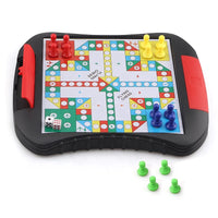 HKM-376019 Travel Mini Magnetic Ludo Game - Compact Classic Board Game for On-the-Go Fun