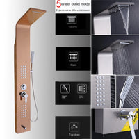 HKM-376083 304 Stainless Steel Multifunctional Shower Head with Soft Spray Pattern