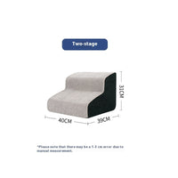 HKM-3761085 Pet Stairs with Multiple Levels and Slope Options for Small Dogs