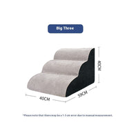 HKM-3761085 Pet Stairs with Multiple Levels and Slope Options for Small Dogs