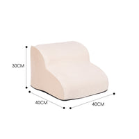 HKM-3761085 Pet Stairs with Multiple Levels and Slope Options for Small Dogs