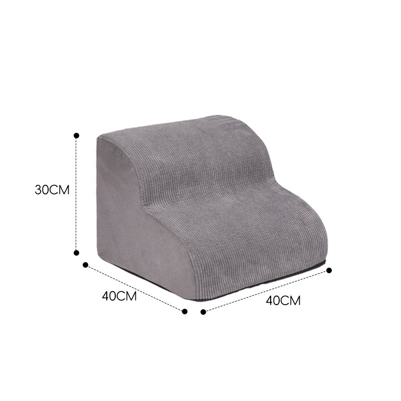 HKM-3761085 Pet Stairs with Multiple Levels and Slope Options for Small Dogs