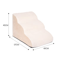 HKM-3761085 Pet Stairs with Multiple Levels and Slope Options for Small Dogs