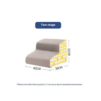 HKM-3761085 Pet Stairs with Multiple Levels and Slope Options for Small Dogs