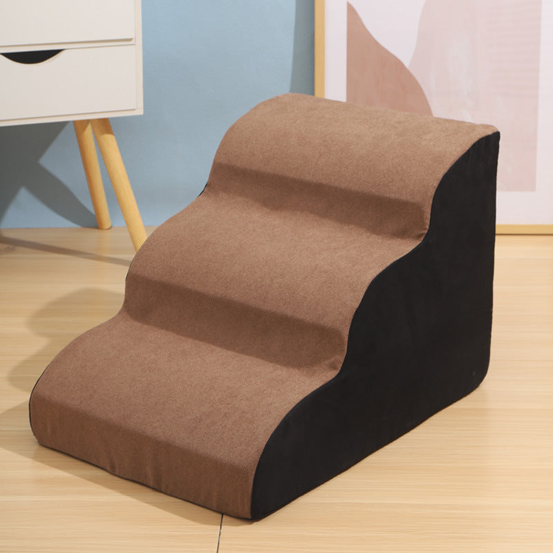 HKM-3761085 Pet Stairs with Multiple Levels and Slope Options for Small Dogs