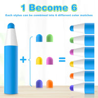HKM-376339 Interactive Colourful Magnetic Stylus Pen for iPad, Tablet, and Phone