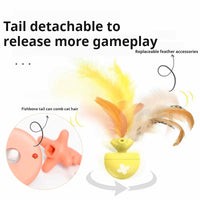 HKM-3765053 Electric USB Cat Teasing Ball with Fish Bone Design for Fun and Relaxation