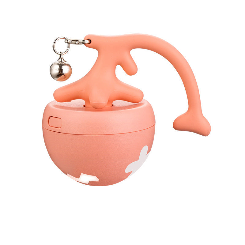 HKM-3765053 Electric USB Cat Teasing Ball with Fish Bone Design for Fun and Relaxation