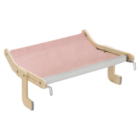 HKM-3765181 Cat Hanging Bed and Climbing Frame - Wooden Pet Bed in Multiple Colors