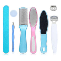 HKM-376531 Eight-Piece Stainless Steel Pedicure Tool Set for All Skin Types