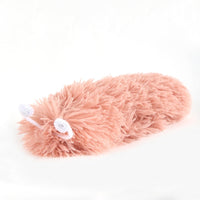 HKM-3766205 Plush Caterpillar Cat Toy for Stress Relief, Bite-Resistant, 36cm in Rubber Pink, Beige, Grass, Cement Gray, Noble Purple