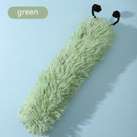 HKM-3766205 Plush Caterpillar Cat Toy for Stress Relief, Bite-Resistant, 36cm in Rubber Pink, Beige, Grass, Cement Gray, Noble Purple