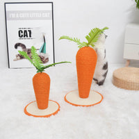 HKM-3766845 Two-Color Sisal Radish Pet Toy - Cotton Rope, Medium & Large Sizes Available