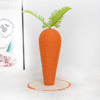 HKM-3766845 Two-Color Sisal Radish Pet Toy - Cotton Rope, Medium & Large Sizes Available