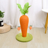 HKM-3766845 Two-Color Sisal Radish Pet Toy - Cotton Rope, Medium & Large Sizes Available