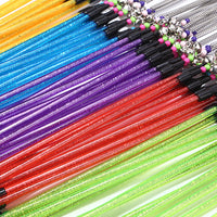 HKM-3768381 Colorful Feather Cat Stick with Spring Design and Beads for Engaging Playtime