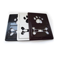 HKM-3769021 Dual-Direction Pet Screen Door with Magnetic Closure – White, Brown, Black Options