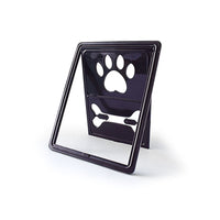 HKM-3769021 Dual-Direction Pet Screen Door with Magnetic Closure – White, Brown, Black Options