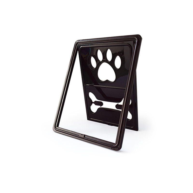 HKM-3769021 Dual-Direction Pet Screen Door with Magnetic Closure – White, Brown, Black Options