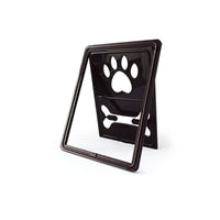 HKM-3769021 Dual-Direction Pet Screen Door with Magnetic Closure – White, Brown, Black Options