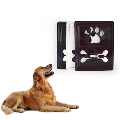 HKM-3769021 Dual-Direction Pet Screen Door with Magnetic Closure – White, Brown, Black Options