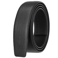 HKM-376915 Men's Genuine Leather Automatic Buckle Belt - Model LY35-3855 in Black