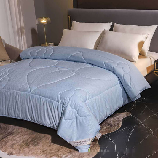 HKM-377043 Silk Airable Cover with Solid Color Design - Available in Multiple Sizes for All Seasons