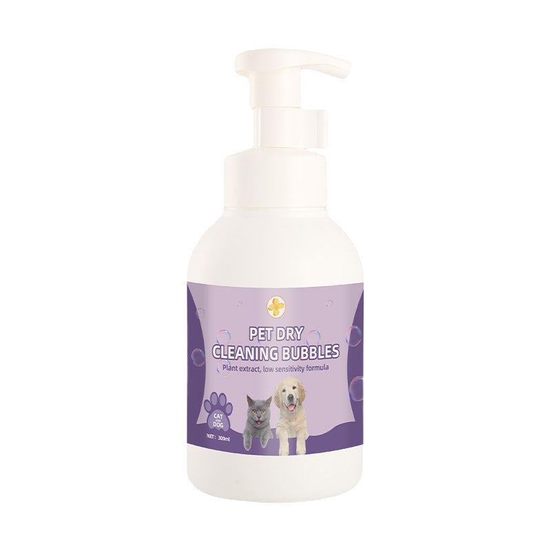 HKM-3771197 Pet Antibacterial Foam Shampoo for Deodorizing and Anti-Itching ¨C Wash-Free Bath Solution, 300ml/500ml