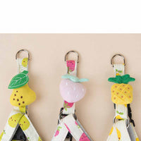 HKM-3773117 Adjustable Dog Collar and Leash Set - Fruit Print Design for Small to Medium Dogs