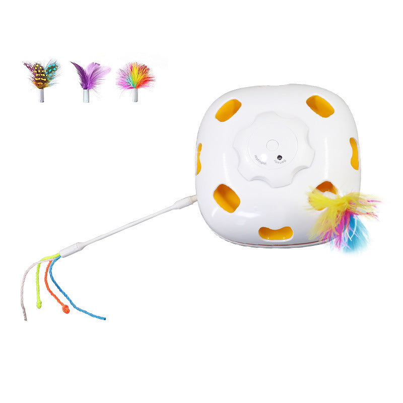 HKM-3774141 Interactive Cat Toy with Self-Hi Relief Teaser for Engaging Playtime