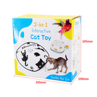 HKM-3774141 Interactive Cat Toy with Self-Hi Relief Teaser for Engaging Playtime