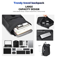 HKM-377427 Fashionable 17-Inch Outdoor Leisure Backpack for Students and Travel