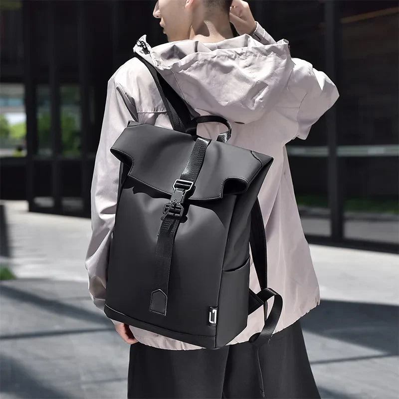 HKM-377427 Fashionable 17-Inch Outdoor Leisure Backpack for Students and Travel