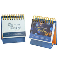 HKM-377491 Custom Printed Desk Calendar 2025 with Flip Design and Coil Binding