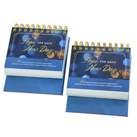 HKM-377491 Custom Printed Desk Calendar 2025 with Flip Design and Coil Binding