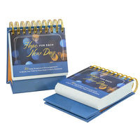 HKM-377491 Custom Printed Desk Calendar 2025 with Flip Design and Coil Binding