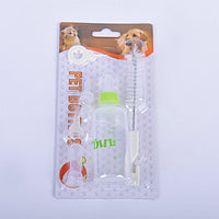 HKM-3775165 Pet Water Bottle Set with Rubber Nipple - 60ml Non-Toxic Plastic