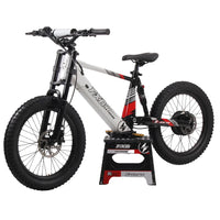 HKM-377619 20 Inch Fat Tire Electric Mountain Bike, 800W 1200W, 36V 48V, 3 Speed, Hydraulic Disc Brakes, Rear Suspension