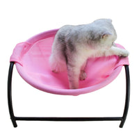 HKM-3776573 Free-Standing Cat Hammock Bed with Detachable Design, Excellent Breathability, Easy Assembly, Machine Washable
