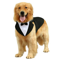 HKM-3777469 Casual Black Bow Tie Dog Suit with Skirt - Available in Multiple Sizes