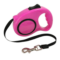 HKM-3778877 Retractable Dog Leash with Bone Print Design - Plastic & Nylon, 3M and 5M Length Options