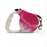 HKM-3778877 Retractable Dog Leash with Bone Print Design - Plastic & Nylon, 3M and 5M Length Options