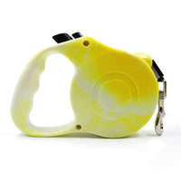 HKM-3778877 Retractable Dog Leash with Bone Print Design - Plastic & Nylon, 3M and 5M Length Options