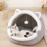 HKM-3779133 Cozy Closed Cat Litter Kennel for Winter - Available in Cute Designs