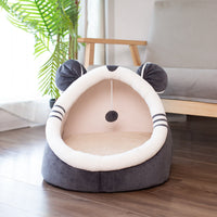 HKM-3779133 Cozy Closed Cat Litter Kennel for Winter - Available in Cute Designs