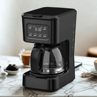 HKM-377939 Programmable 5-Cup Coffee Machine with Ground Coffee and Clear Water Level Indicator