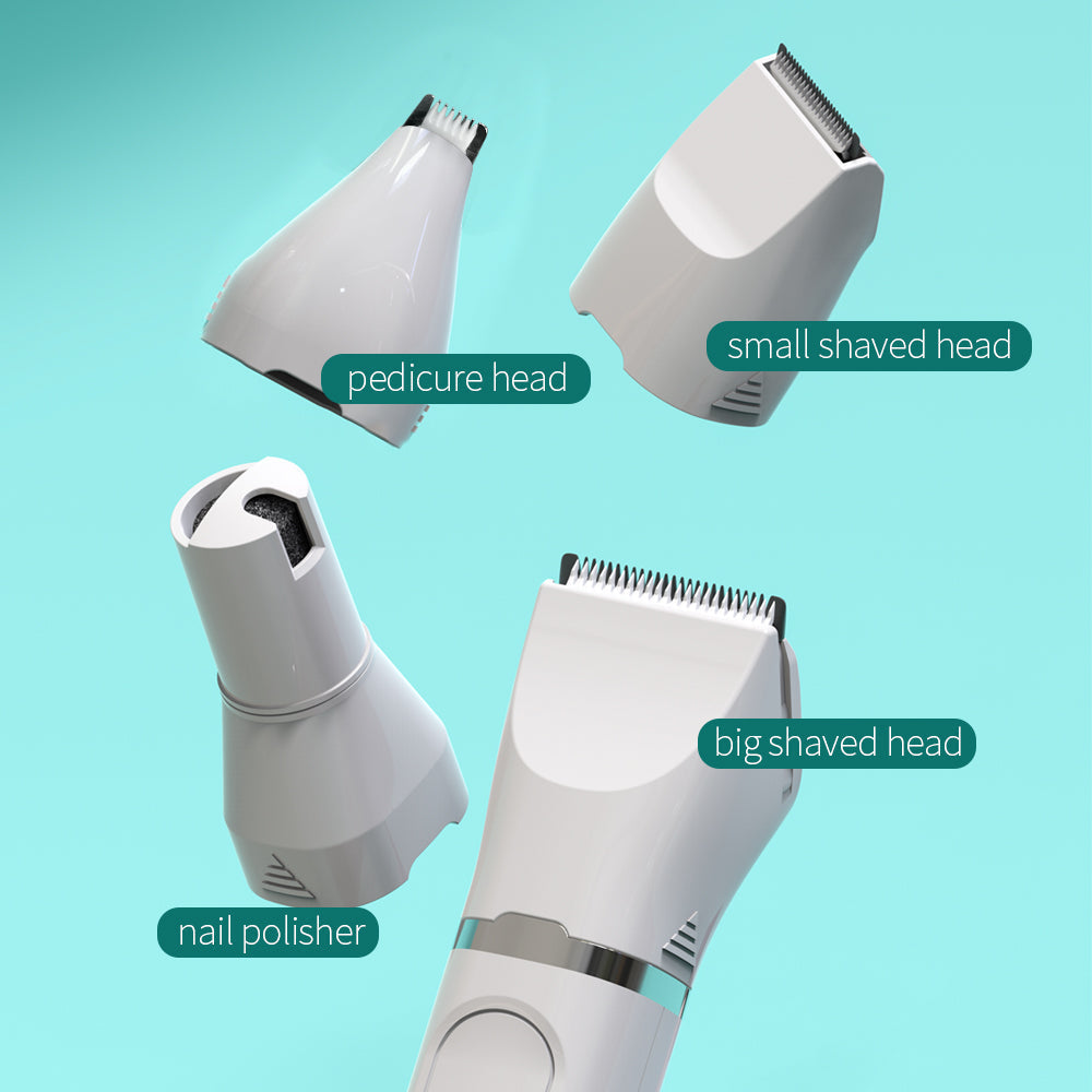 HKM-3780669 Multifunctional 4-in-1 LCD Display Electric Hair Clipper with USB Charging and Long-lasting Battery