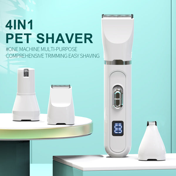 HKM-3780669 Multifunctional 4-in-1 LCD Display Electric Hair Clipper with USB Charging and Long-lasting Battery